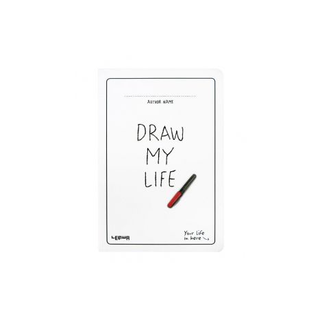 Notes szkicownik Lenwa A5/96 Draw My Life Pisak